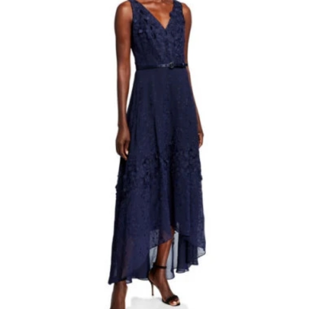 Karl Lagerfield Paris Navy Floral Dress